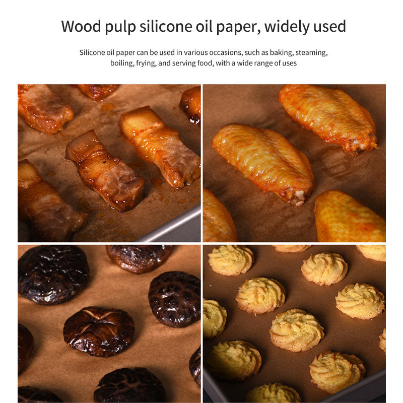 parchment bakery customised baking paper roll with slide cutter