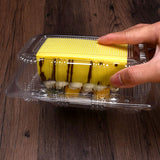 Disposable  environmentally friendlypet clear plastic packing box