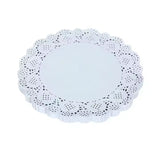 Disposable food grade white Lace paper doilies