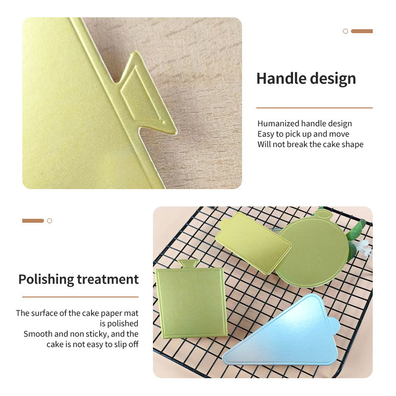 Food Packaging 6 8, 10, 12 Inch Round Gold Cake Board with different thickness