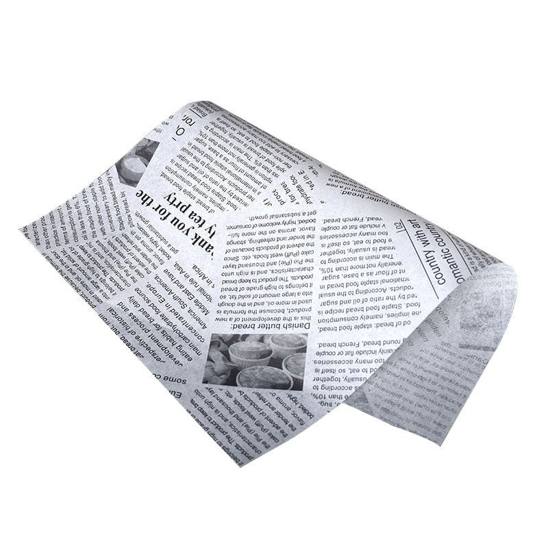 printed wax paper grease proof sandwich paper