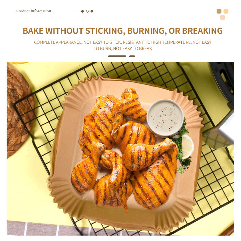16cm round air fryer paper