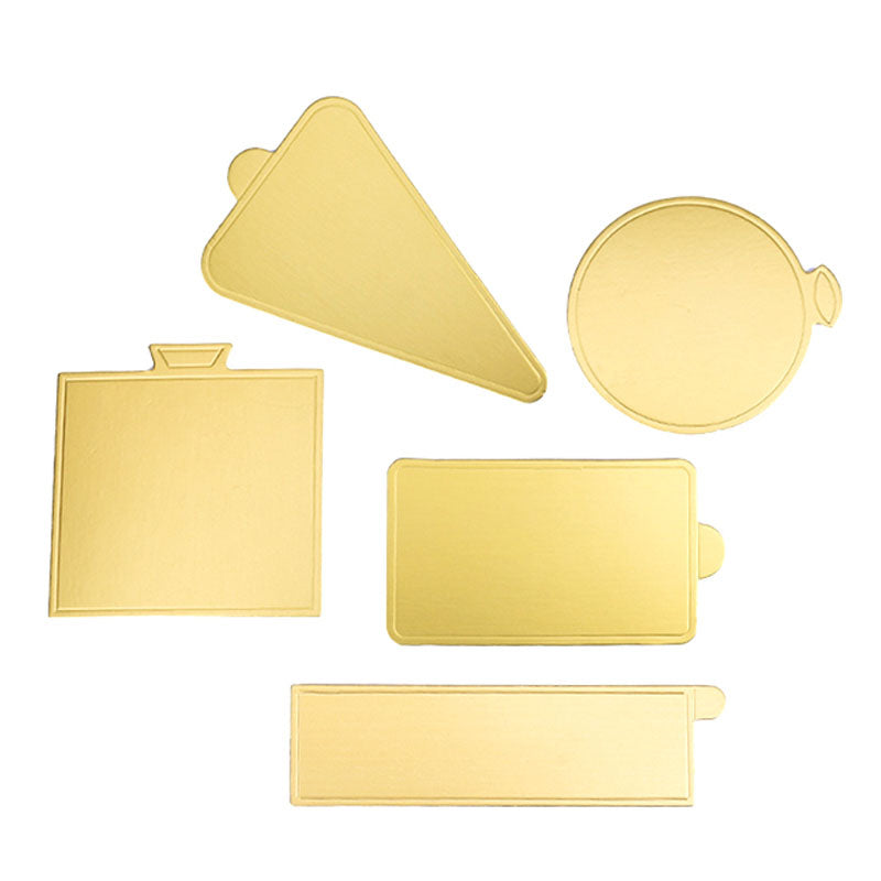 Food Packaging 6 8, 10, 12 Inch Round Gold Cake Board with different thickness